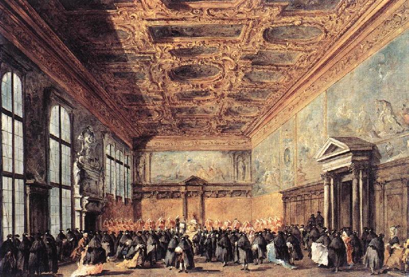 Audience Granted by the Doge dfh, GUARDI, Francesco